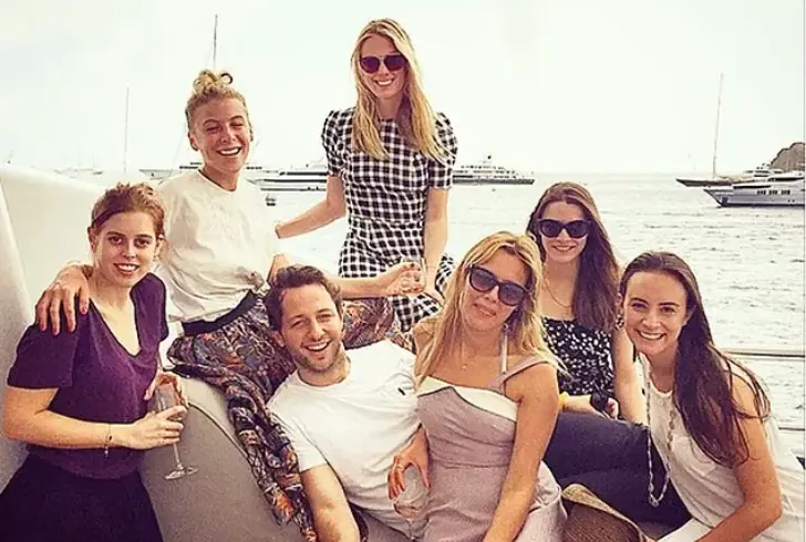 Princess Beatrice at yacht event