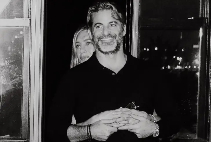 Jennifer Aniston and Jim Curtis together